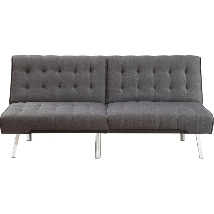 Atlantic Home Collection Schlafsofa, Stoff, Grau