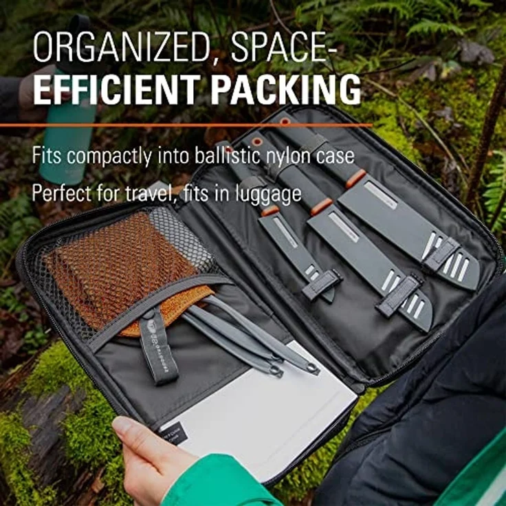 GSI Outdoors Santoku Set Santokumesser 15 2 cm Edelstahl 7 Stück(e) – Bild 7