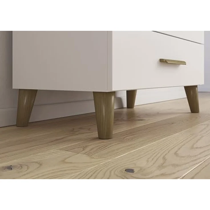 rauch Aditio Box, Kommode, 4 Schubladen, Massivholz-Fuß, mit Softclose-Funktion, Farbe Weiß, BxHxT 80x92x44cm – Bild 4