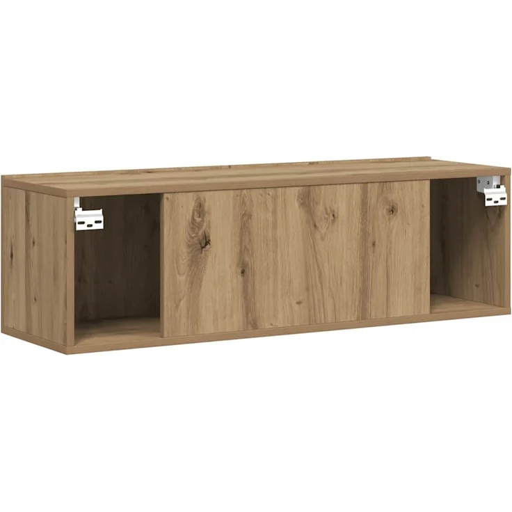 TV-Wandschrank, TV-Hängeboard Fernsehschrank Artisan-Eiche 100 x 30 x 30 cm Holzwerkstoff – Bild 6