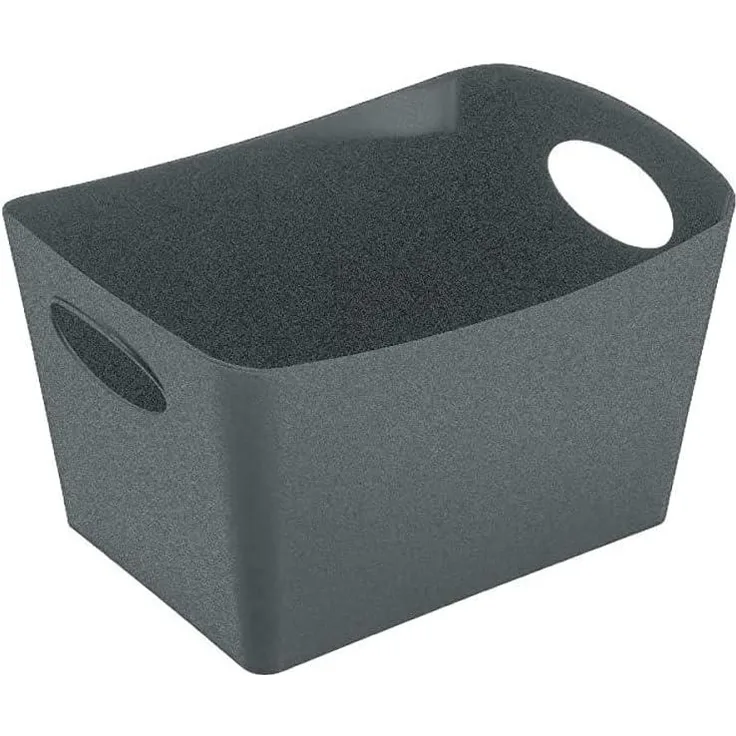 Koziol Aufbewahrungsbox Boxxx S, Box, Kiste, Korb, Aufbewahrung, Thermoplastischer Kunststoff, Organic Deep Grey, 1 L, 5745673