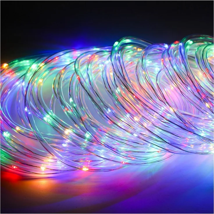 Clanmacy LED-Lichterschlauch LED Lichterschlauch Außen/Innen Lichterkette,mit Timer 8 Leuchtmode – Bild 3