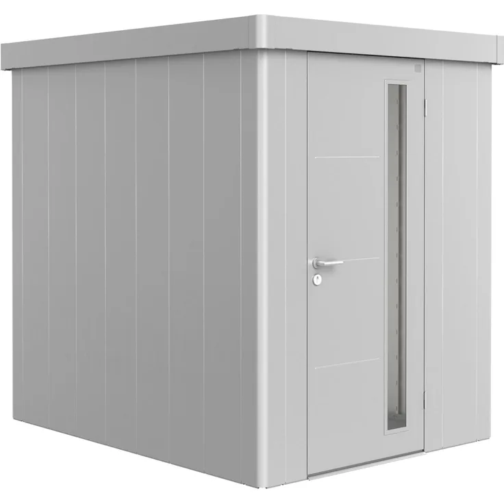 Biohort Gerätehaus Neo, 2A: 180 x 236 x 222 (b x t x h) cm, silber-metallic