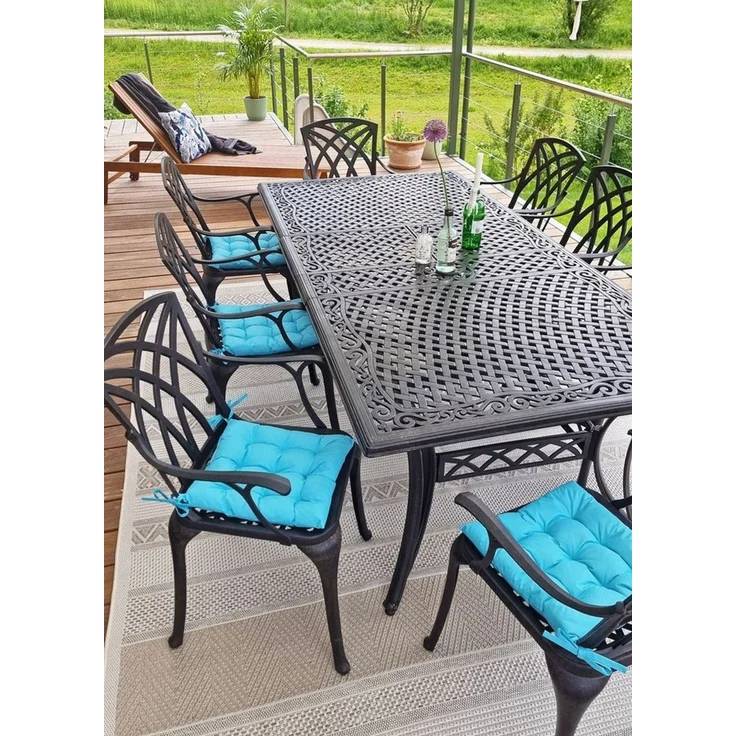 JACK Stuhlkissen JACK Outdoor 38x38cm Sitzkissen Lounge Kissen Sitzkissen Wasserfest, mit Lotus Effekt, robust, strapazierfähig, für Innen & Außen – Bild 3