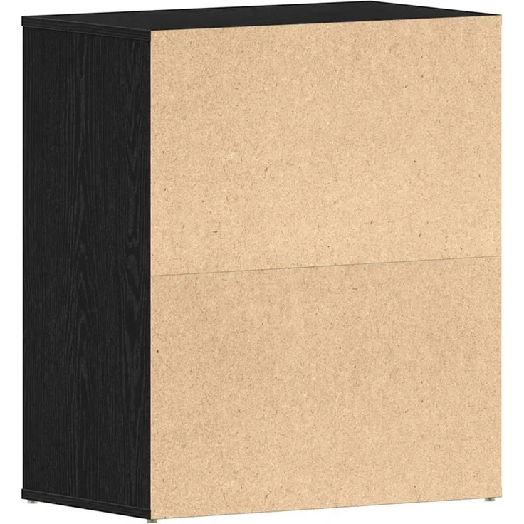 vidaXL Schuhschrank Schwarz Eichen-Optik 60 x 35 x 70 cm Holzwerkstoff 862682 – Bild 7