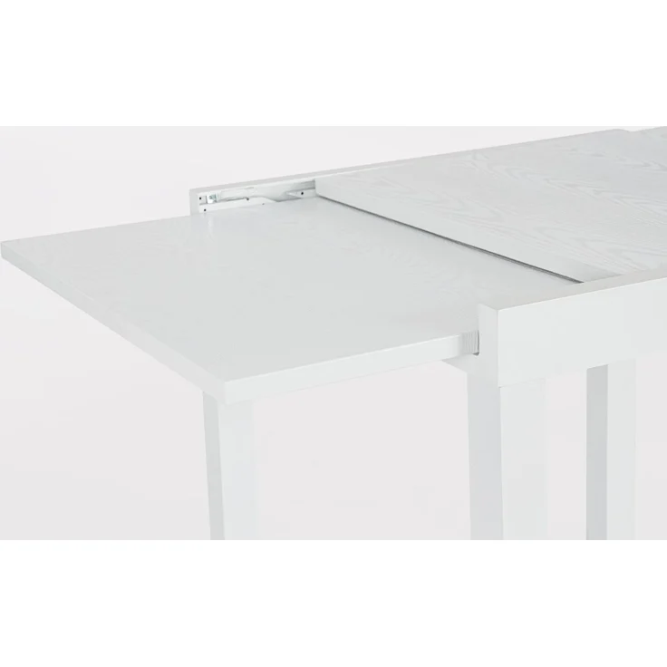 Gartenesstisch Cliv Aluminium, modern ausziehbar, Weiß, für 4–6 Personen, 80–160x80 cm – Bild 4