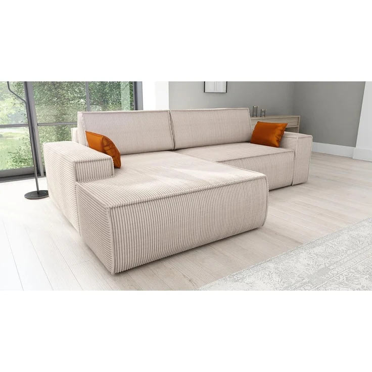 A&J MöbelLand GmbH Ecksofa TOR mit Bettkasten und Schlaffunktion Bonel – Bild 1