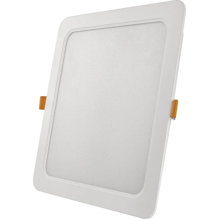 EMOS LED Panel 24 W, quadratische 2400 lm Deckenleuchte, Einbauleuchte 22x22 cm, Neutralweiß 4000 K, inkl. LED-Treiber, extra flach, Einbautiefe 2,6 cm