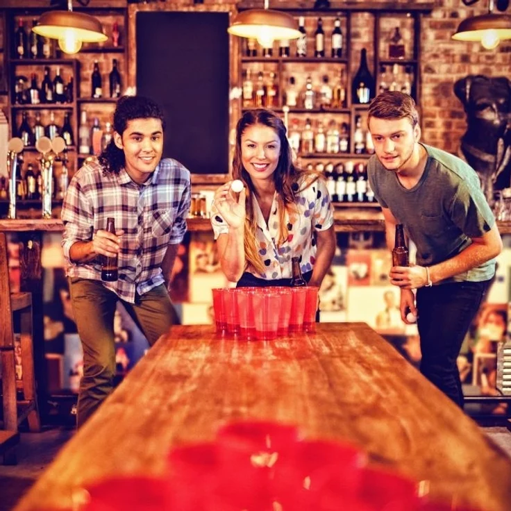 Weiße Beer Pong Bälle im 144er Set 10047190 – Bild 3