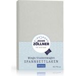 Jersey Spannbettlaken für Wiegen & Stubenwagenmatratzen 90x 40 cm, hellgrau