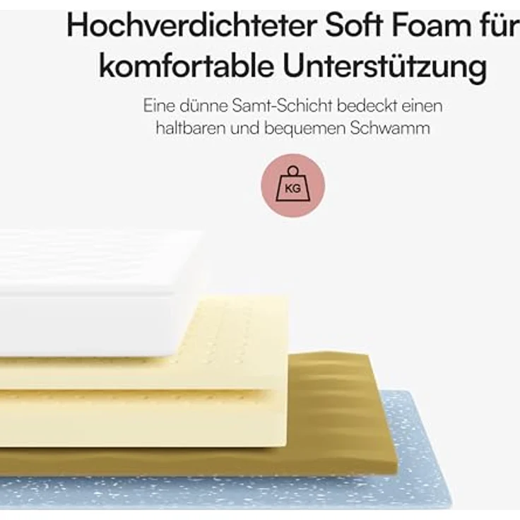 Baroni Home Gepolsterter Sessel mit Muschel-Rückenlehne aus Samt mit goldenen Beinen, Sessel für Wohn- und Schlafzimmer, 69 x 71 x 84 cm – Bild 6