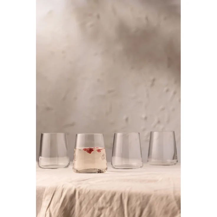 Hermia Concept 'Avantgarde 420 - Transparent' Gläser-Set (4-teilig), Transparent, 9 x 9 x 10 cm, 420 ml