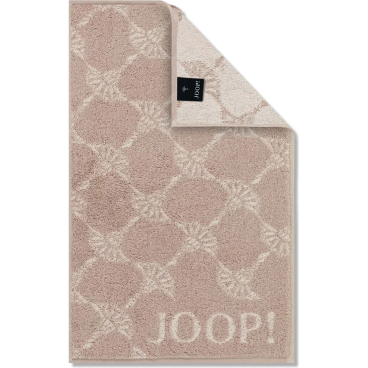 JOOP! Gästetuch Classic Frottierkollektion, 3er Pack - Walkfrottier Rosa (Nude) Cornflower 30x50cm – Bild 2
