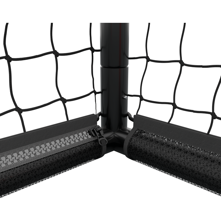 Hudora 'Pro Tect 300 Advanced' Fußballtor, Stahlrohrrahmen mit EPE-Schaumstoff ummantelt, Rot / Schwarz, 300x200 cm – Bild 5