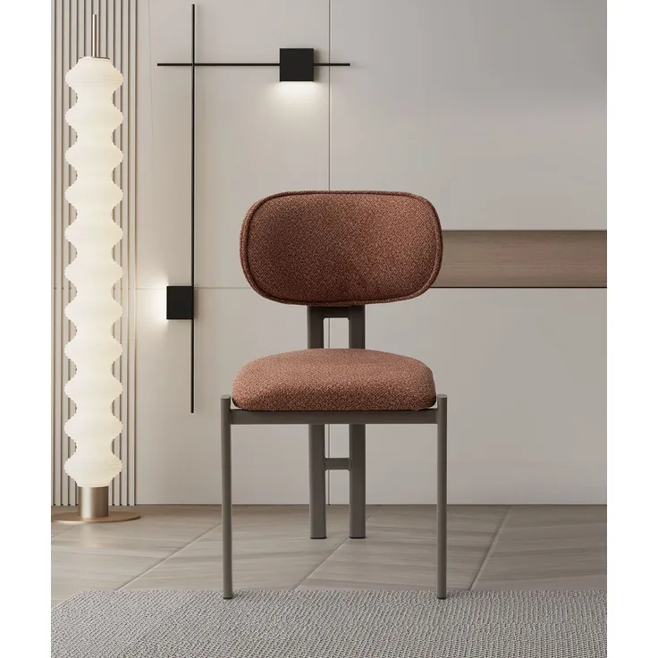 Skye Decor 'Muriz - 4964' Stuhlset (2-teilig), Ziegelrot / Cappuccino, 43 x 83 x 47,5 cm