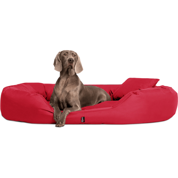 SAMMY Orthopädisches Hundebett - 04 Dunkelrot, 140x105cm