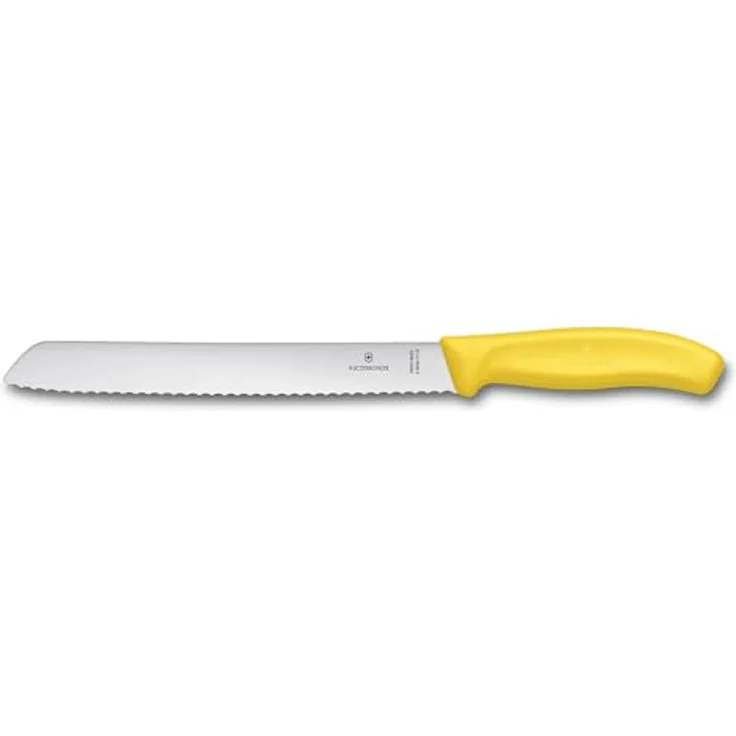 Victorinox Brotmesser 21cm gelb Wellenschliff – Bild 2