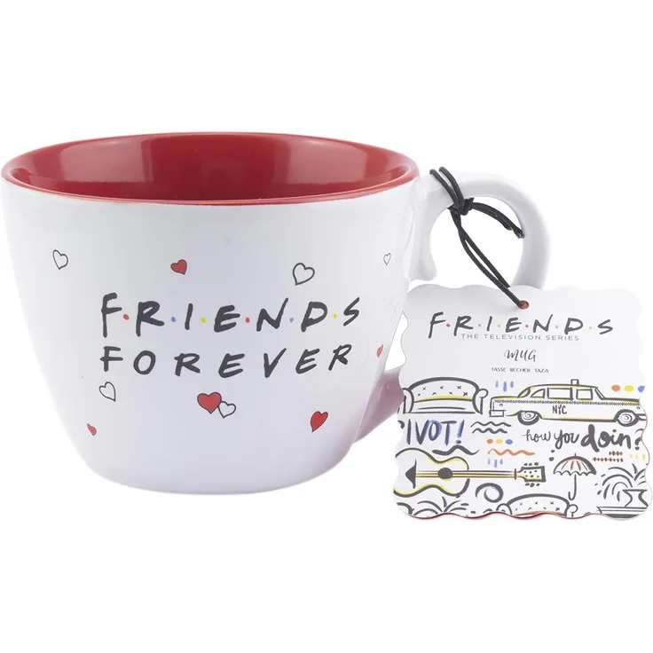 Paladone 5055964742935 Forever Trinkbecher, perfektes Geschenk für Fans, Freunde und Familie, offizielles Lizenzprodukt, Steingut