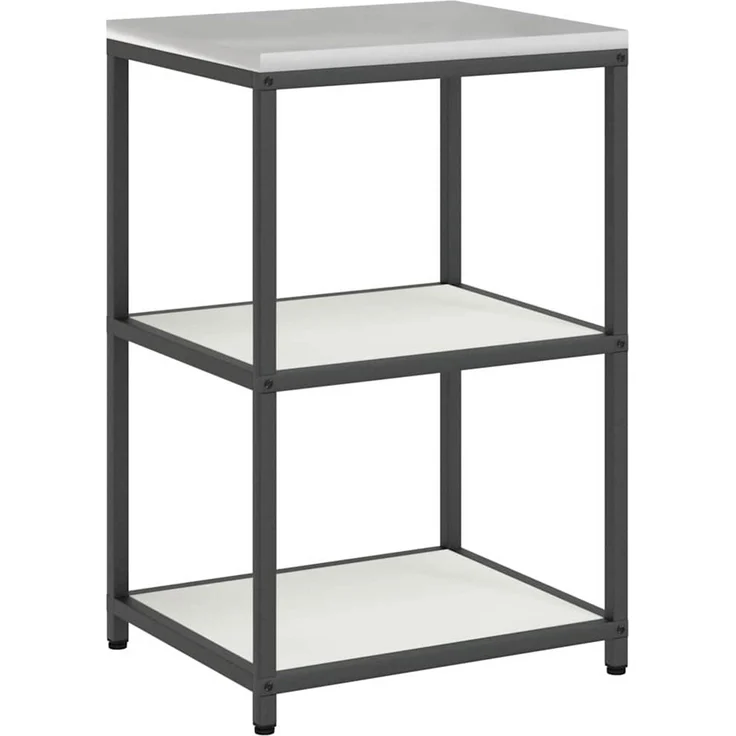 vidaXL Aufbewahrungsset für die Küche HATTEM 3 stk. Weiß 3392695 – Bild 6