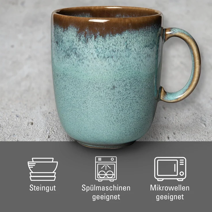 Villeroy & Boch Lave Glace Becher mit Henkel – Bild 3