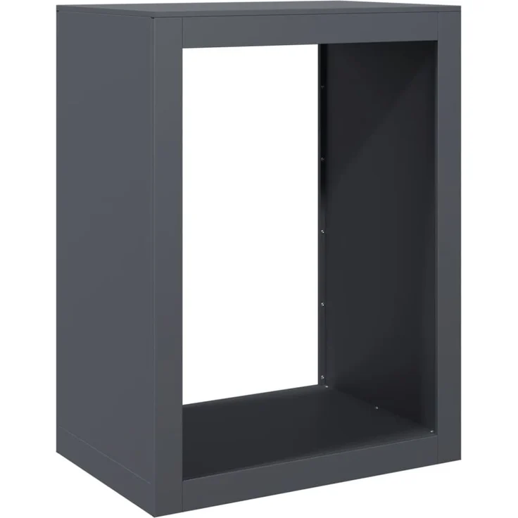 vidaXL Brennholzregal Anthrazit 60x40x80 cm Stahl 850998 – Bild 1