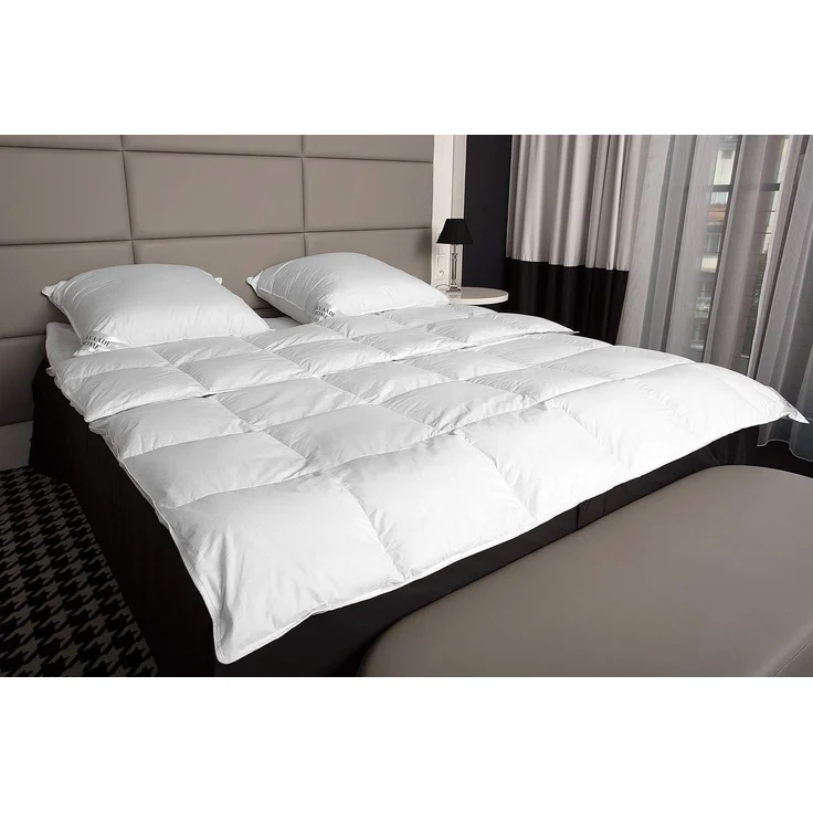 Mayaadi-Home HS83 Bettdecke Baumwolle 70% Daunen 30% Federn Weiß 135x200 cm 1800 Gramm – Bild 2