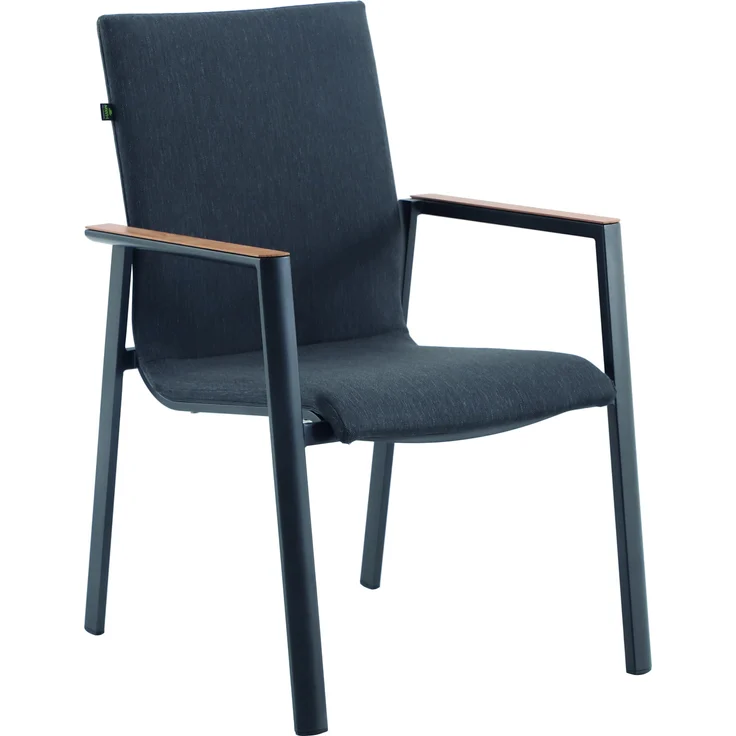 4er Set Minto Stapelstuhl grau – Bild 1