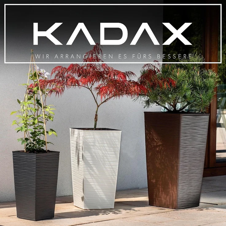 KADAX Blumentopf mit Blumeneinsatz 37 cm – Bild 7