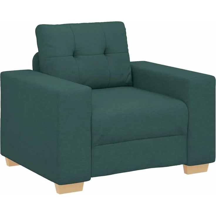 vidaXL Sofasessel Dunkelgrün 100x78x80 cm Stoff 4105063 – Bild 2