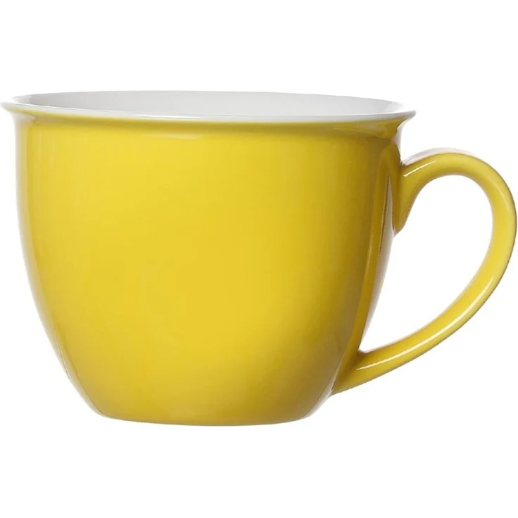Ritzenhoff & Breker DOPPIO Milchkaffeetasse 350 ml gelb 6er Set – Bild 2