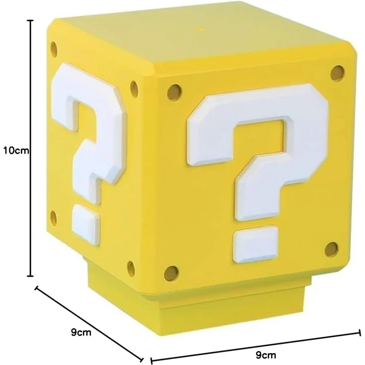 Paladone Stehlampe Super Mario Tischlampe Mini Fragezeichen-Block – Bild 11