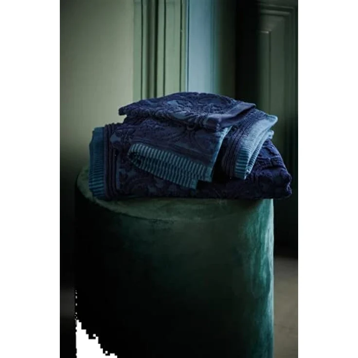 PiP Studio Handtuch Tile Pip Dark Blue 30X50 Set A 3 Dunkelblau 100% Cotton, terry, 5, Baumwolle (1-St), Handtuch Frottetuch – Bild 2