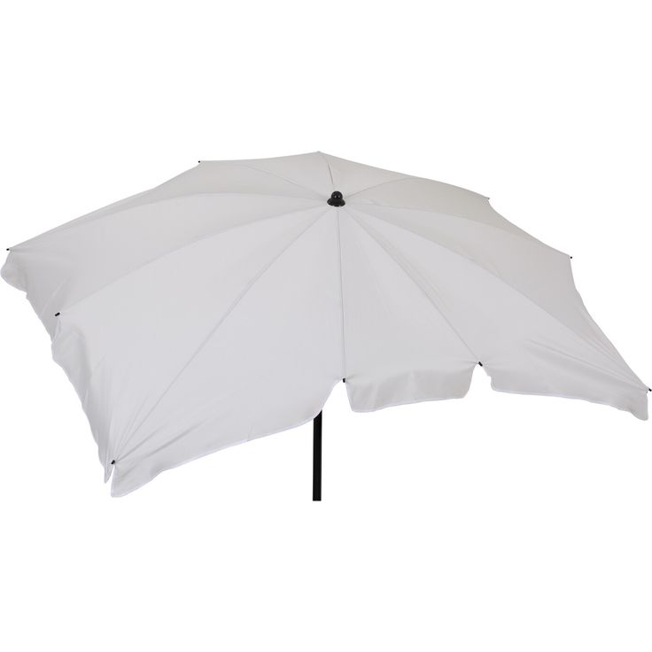 Beo Marktschirm 'Solaris', anthrazit/naturfarben, Ø 180 cm, robustes Stahlgestell, wasserabweisender Polyesterbezug, UV-Schutz UPF 50+