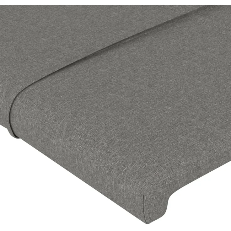 vidaXL Kopfteile 2 Stk. Dunkelgrau 80x5x78/88 cm Stoff 346061 – Bild 4