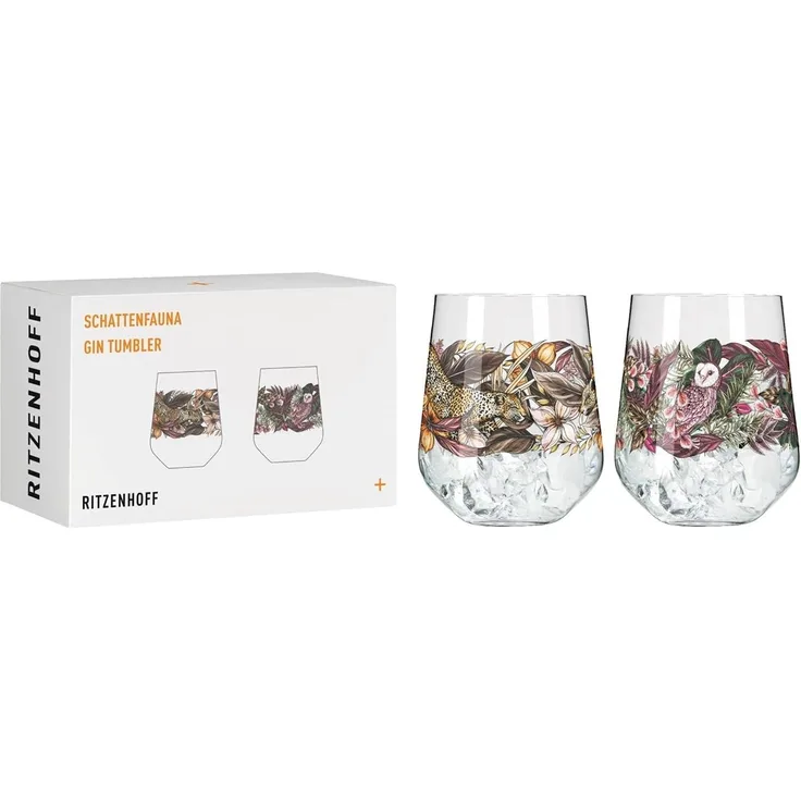 Ritzenhoff 3701002 Gin Tumbler 2er-Set 002 SCHATTENFAUNA Maggie Enterrios 2021