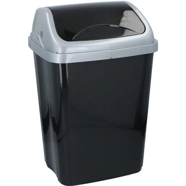 Mülleimer 26 L schwarz