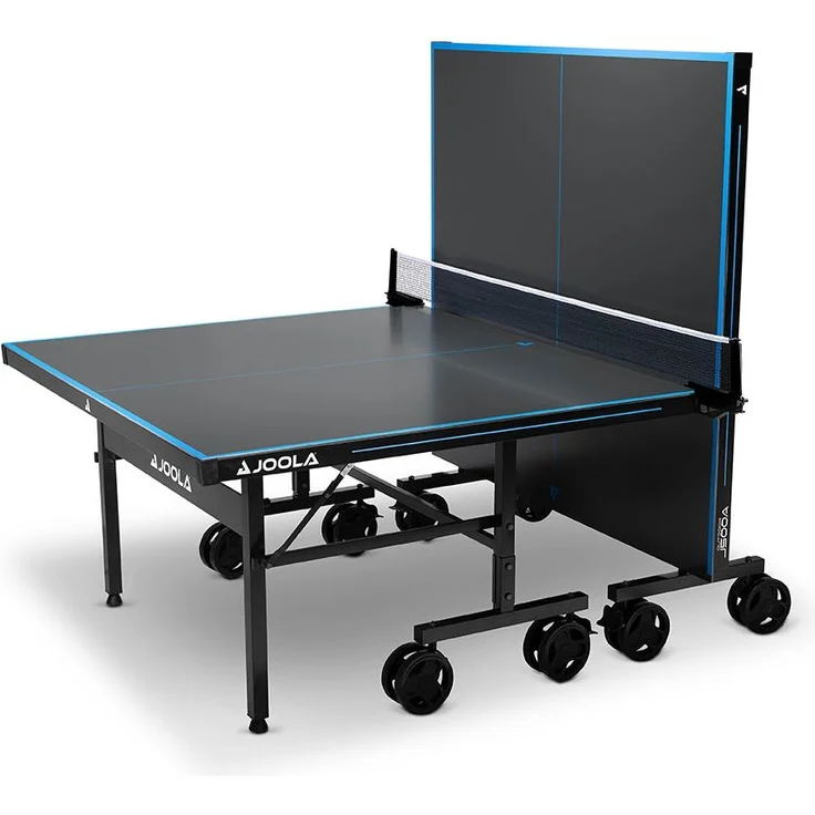 JOOLA Tischtennisplatte ALUMINIUM PRO inkl. Abdeckhülle, Outdoor Tischtennisplatte wetterfest, 6 mm Aluminium-Kunststoffverbundoberfläche - Einklappbares Untergestell, inklusive Tischtennisnetz – Bild 4