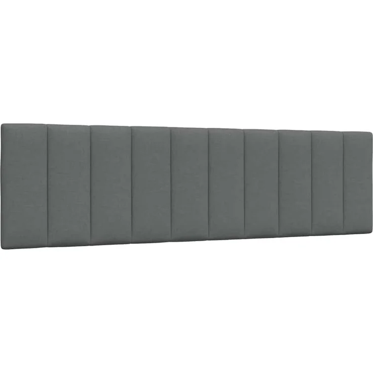 vidaXL Bett, Kopfteil-Kissen Dunkelgrau 180 cm Stoff – Bild 5