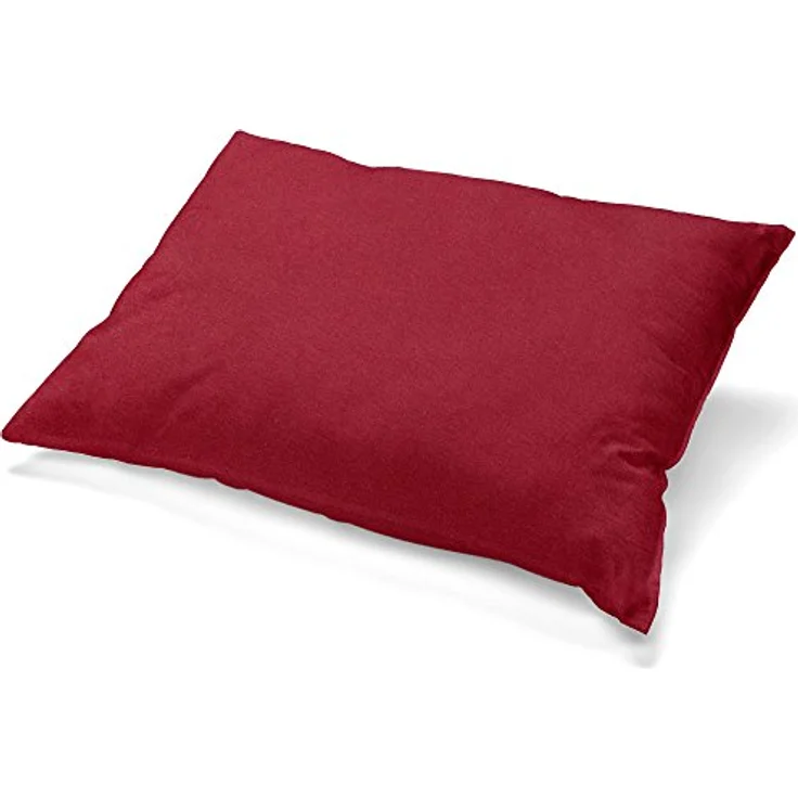 aqua-textil Classic Line Baumwoll Kissenbezug 2er-Set 48x74 Bordeaux e Kissen Bezug Reißverschluss Jersey Kissenhülle – Bild 4