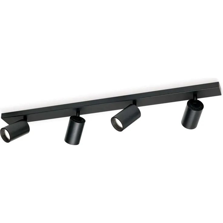 Hausmarke 4er-Spot SEAN 80cm schwarz Str 10-493/4 schwarz