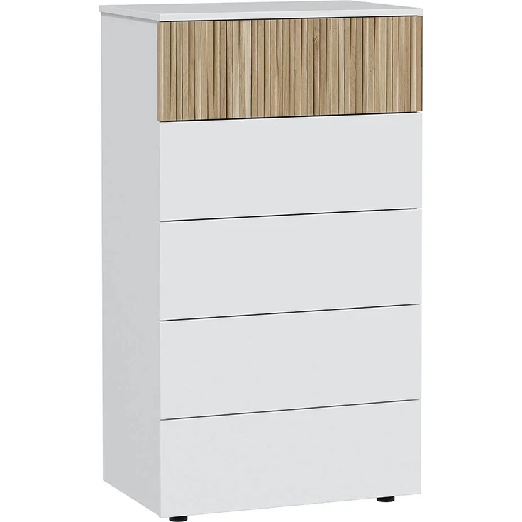 Calicosy Kommode 5 Schubladen H109 cm - Ethna - Weiß – Bild 3