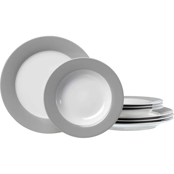 Ritzenhoff & Breker DOPPIO Tafelservice 8-teilig Grau