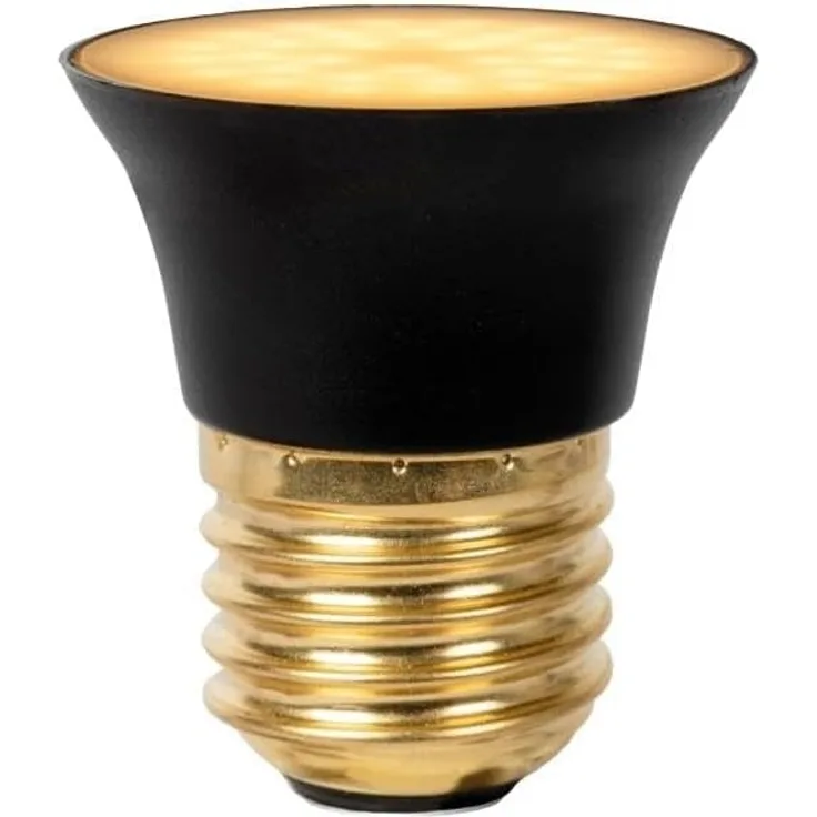 Lucide G45 - Led Lampe - Ø 4,3 cm - LED Dim. - E27-1x5W 2700K - 3 StepDim - Schwarz