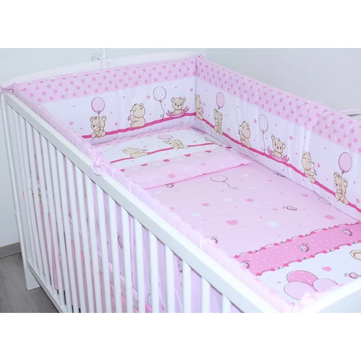 Primawela Bettnestchen Nestchen 420 cm Bettumrandung Baby Bett Kinder Nest Kopfumrandung – Bild 1