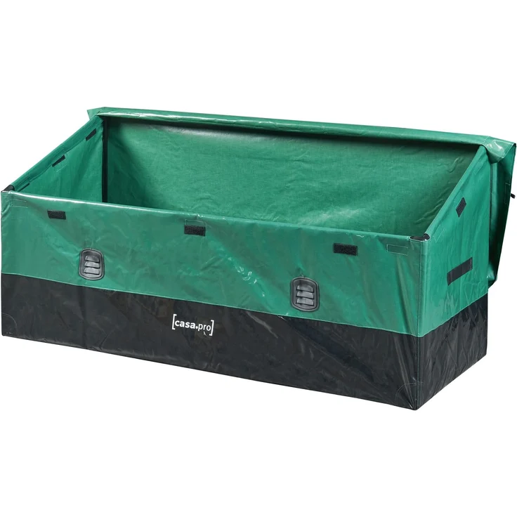 Aufbewahrungsbox Alanno 155x64x75cm Grün/Schwarz [casa. pro] – Bild 5