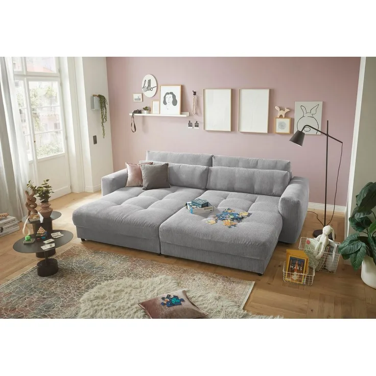 XXL Loveseat Barura - Dein neuer Lieblingsplatz in Cord-Stoff