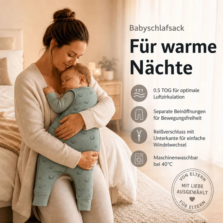 Fillikid Sommerschlafsack mit Beinen Exklusiv – Bild 3