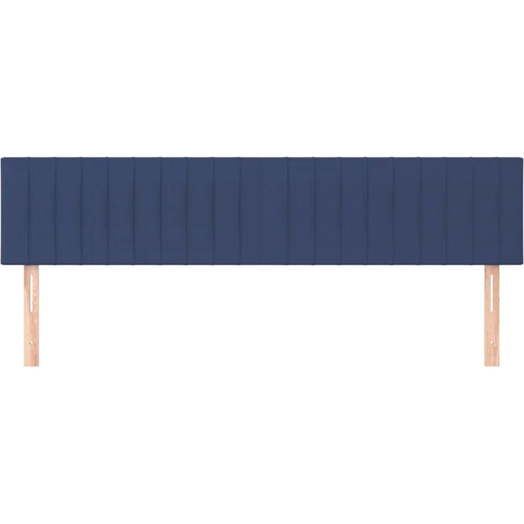 vidaXL Kopfteile 2 Stk. Blau 90 x 5 x 78/88 cm Stoff 346276 – Bild 3