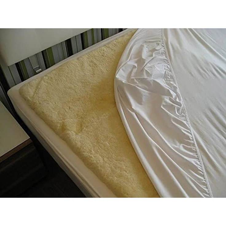 Matratzenauflage Medizinische Bettauflage Lammfell Patchwork MED-BETT-P 70x140cm Reissner Lammfelle – Bild 3