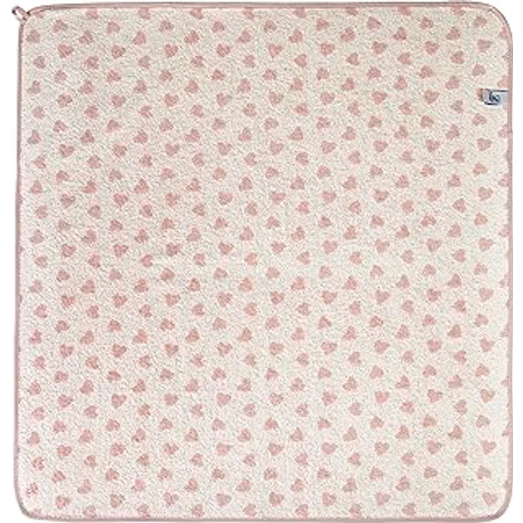 Sterntaler Kapuzen Badetuch 100x100 cm Esel Emmi Girl Herzen flora rose – Bild 4